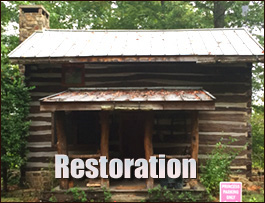 Historic Log Cabin Restoration  Okolona, Ohio